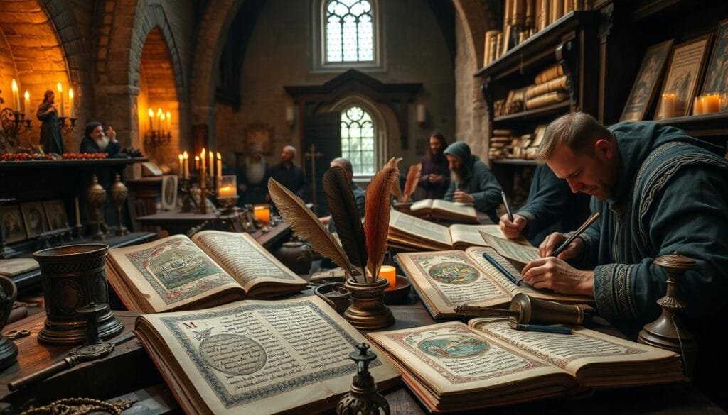Middle Ages authors of sacred texts