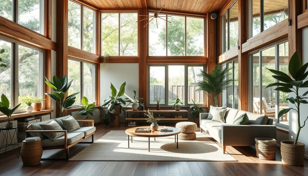 green contemporary interiors