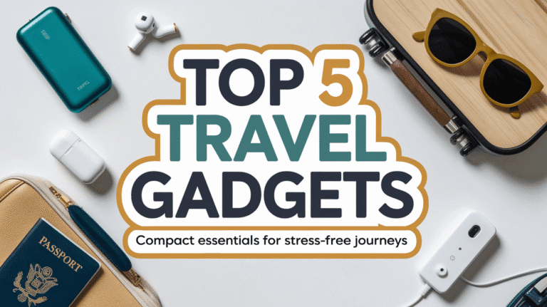 Top 5 Compact Travel Gadgets for Stress-Free Journeys