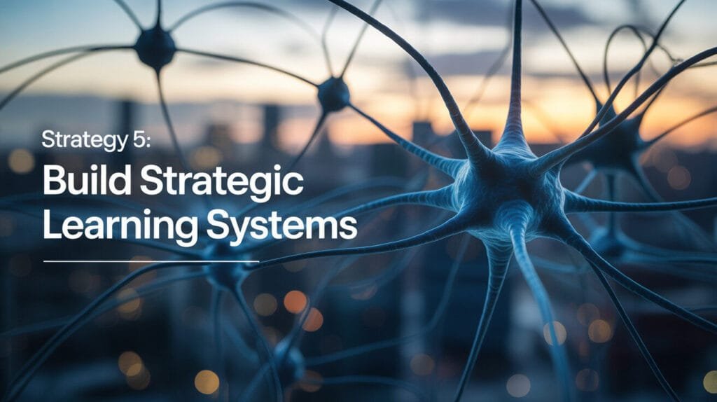 Strategy 5: Build Strategic Learning Systems