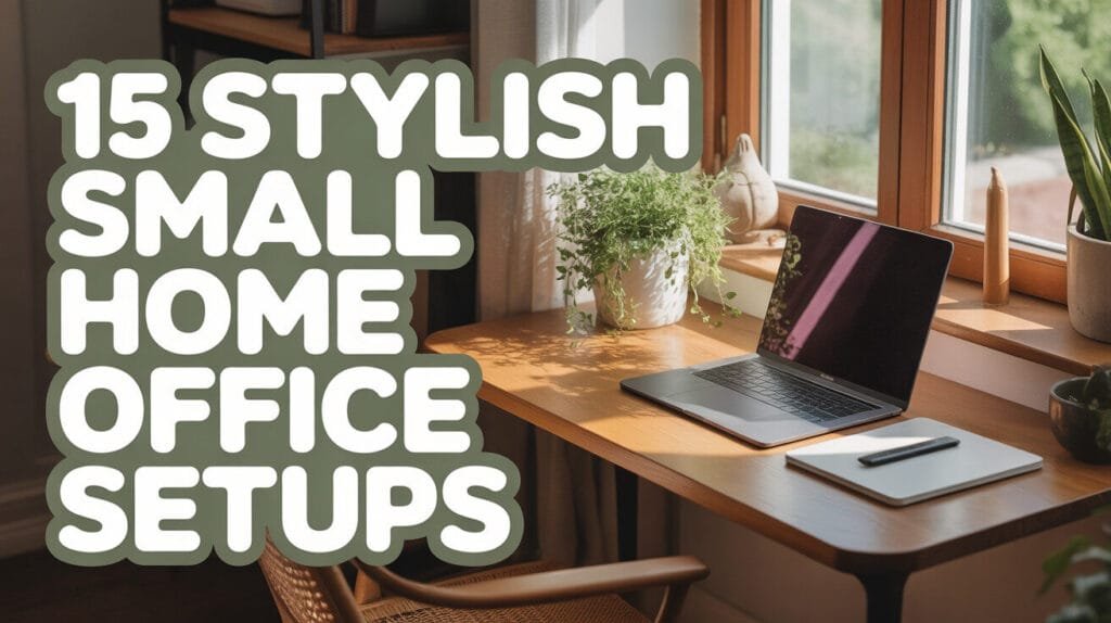 15 Stylish Small Home Office Setups