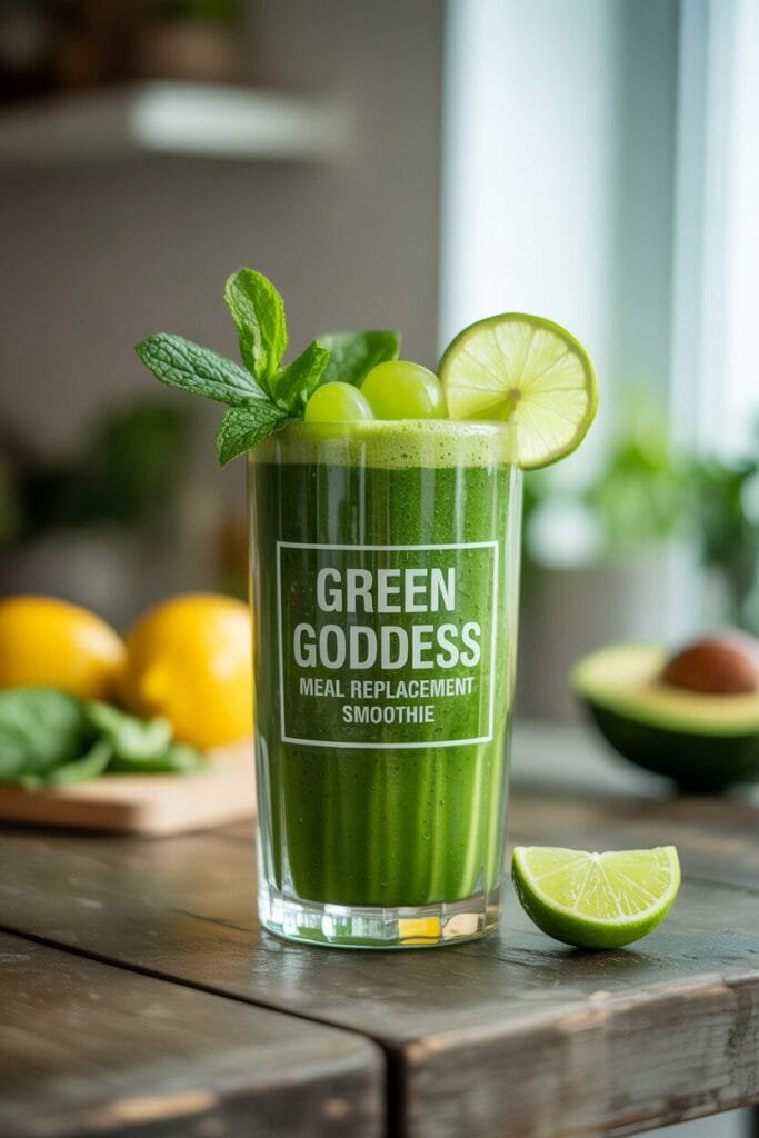 Green Goddess Meal Replacement Smoothie: