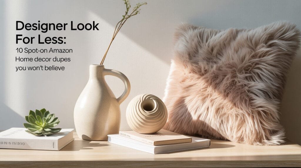 Designer Look for Less: 10 Spot-On Amazon Home Decor Dupes You Won't Believe