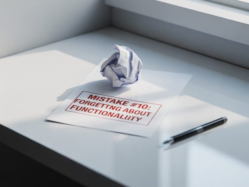 Mistake #10: Forgetting About Functionality