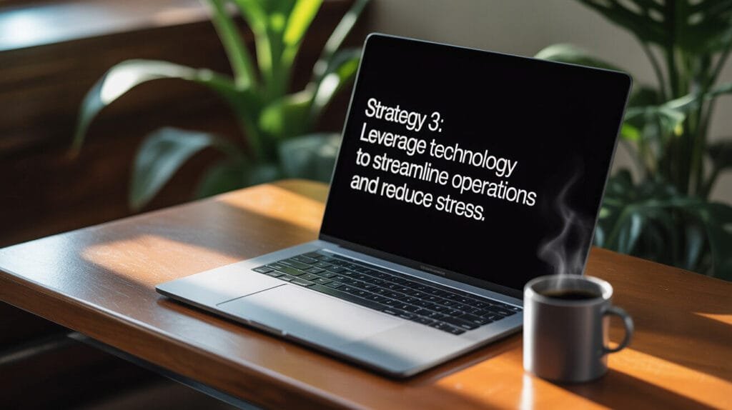 Strategy 3: Leverage Technology to Streamline Operations and Reduce Stress