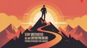 Illustration accompanying a practical entrepreneur motivation guide
